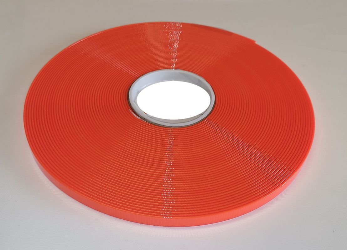 Biothane metráž original z USA, šíře 16 mm - neonově oranžová OR 315