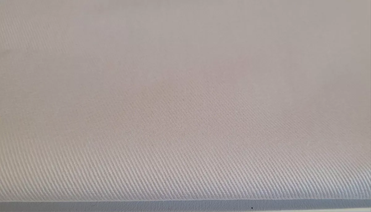 Bavlněná látka kepr 260g - bílý